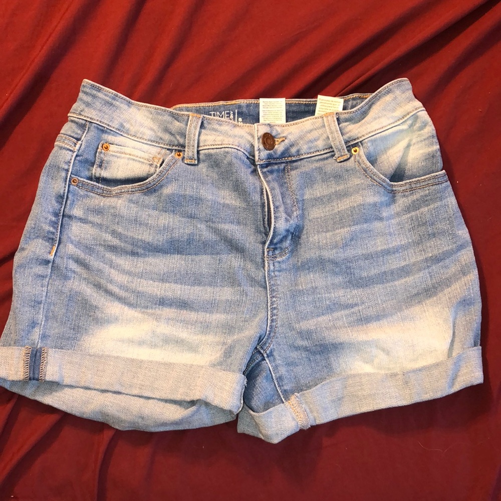 Women’s blue jean shorts